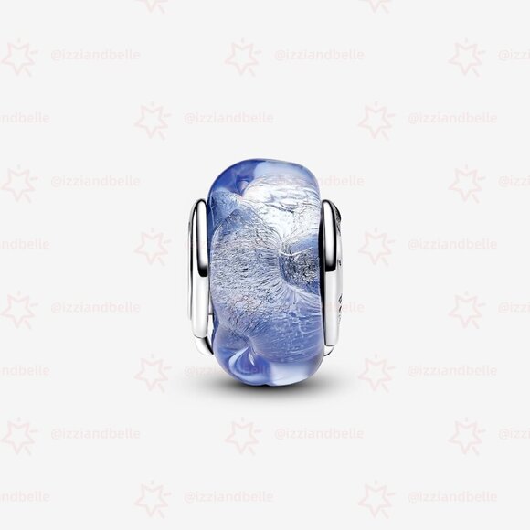 Pandora Wavy Blue Murano Glass Charm - Picture 2 of 6